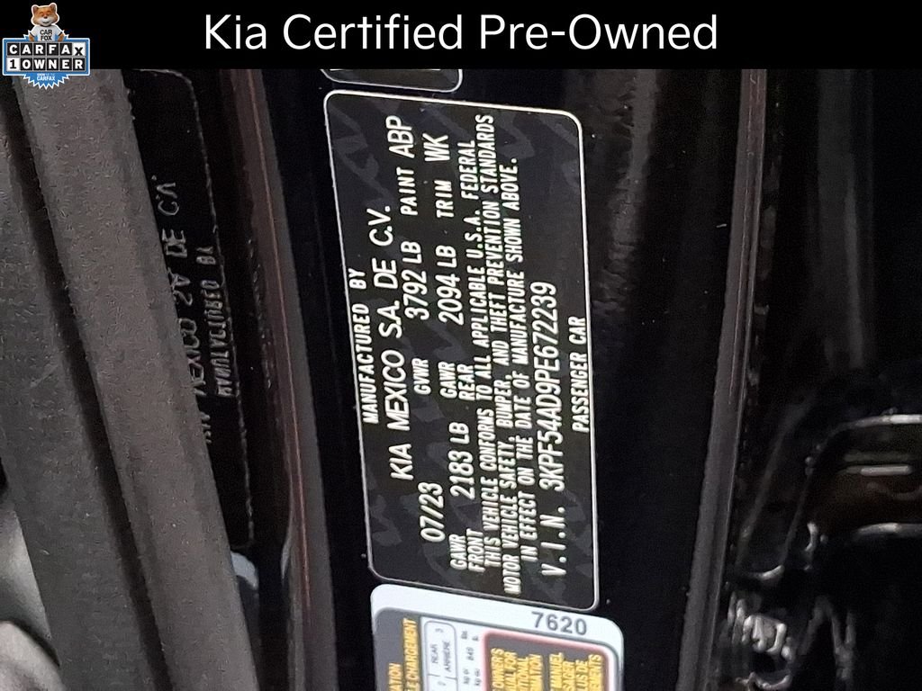 Certified Used 2023 Black Kia GT-Line image 29