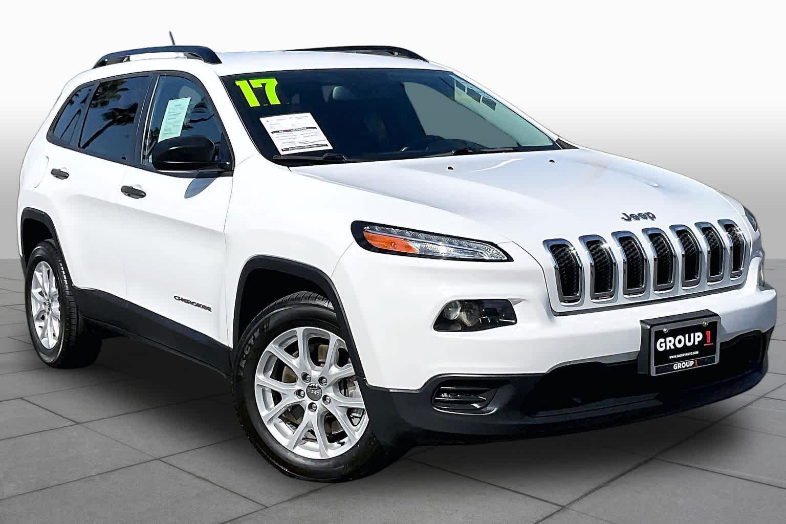 Used 2017 Jeep Cherokee Sport with VIN 1C4PJLAS1HW616831 for sale in Anaheim, CA