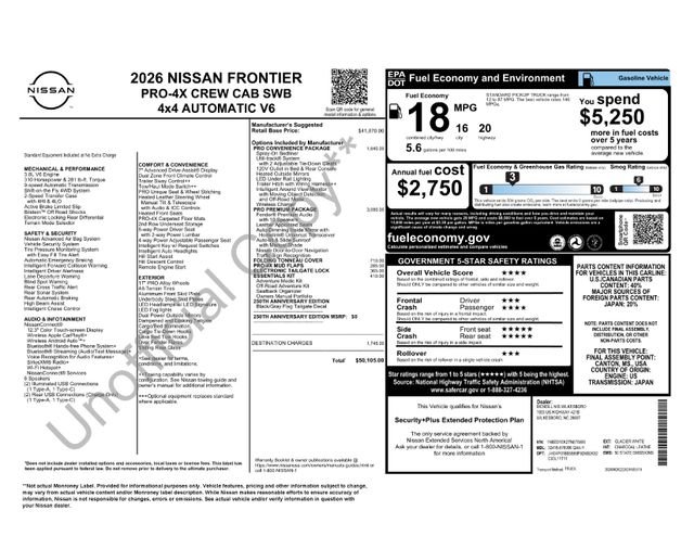 New 2026 Glacier White Nissan Crew Cab PRO-4X® image 31