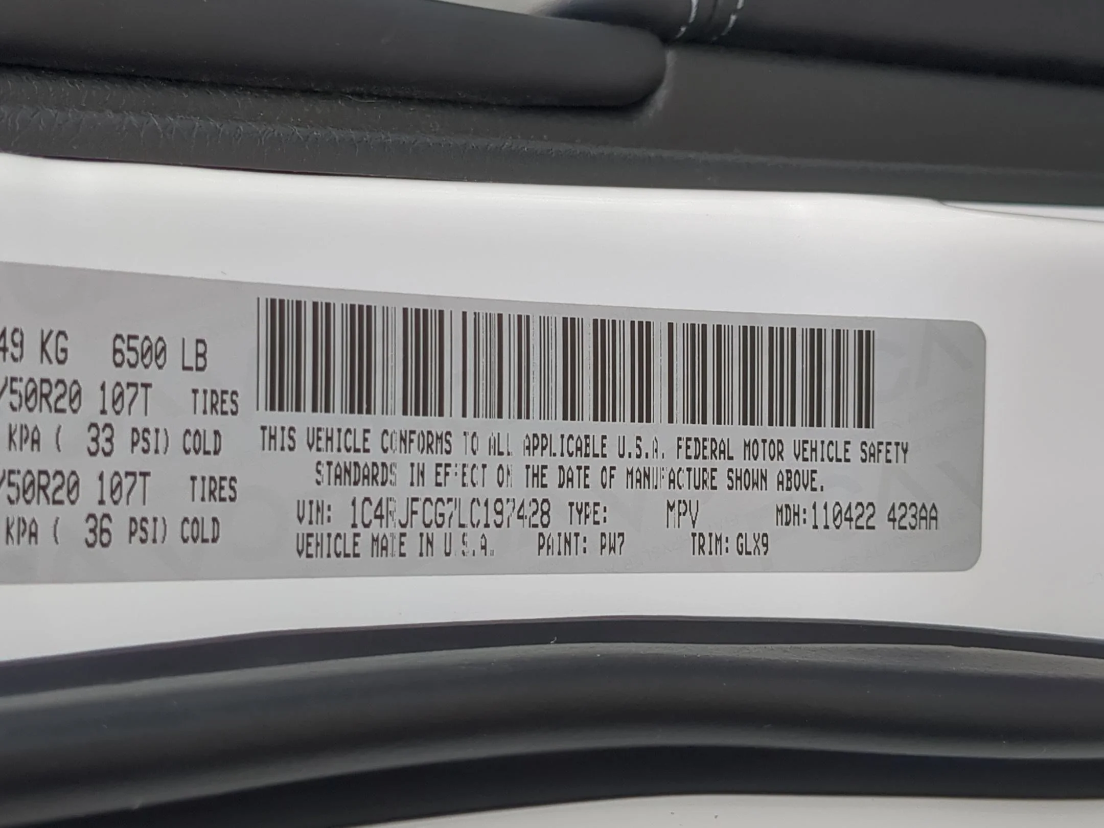 Used 2020 Bright White Clearcoat Jeep Overland image 34