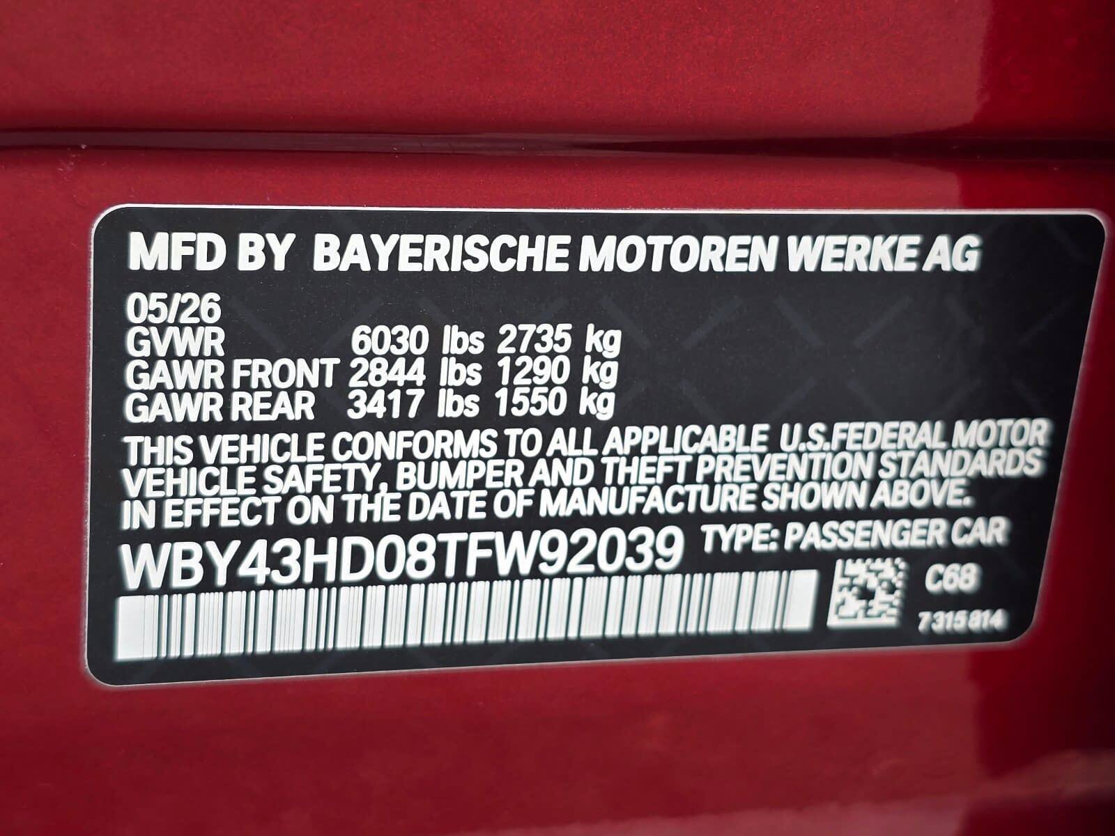 New 2026 Vegas Red Metallic BMW xDrive40 image 32
