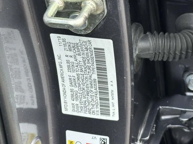 Used 2020 Modern Steel Metallic Honda EX image 19