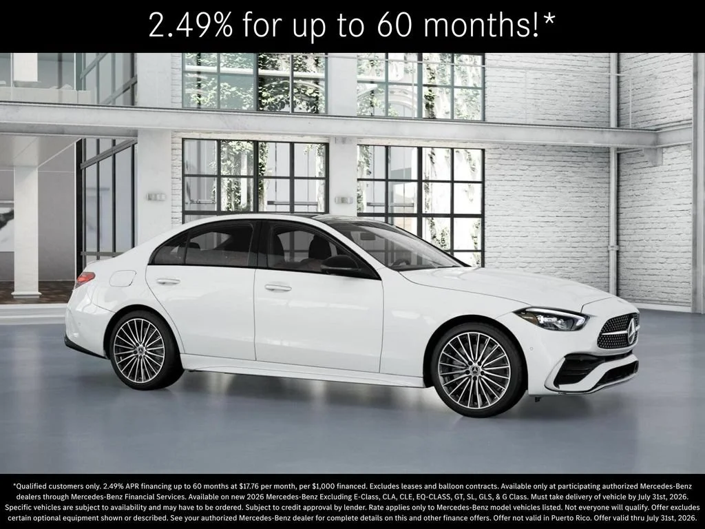 New 2026 Polar White Mercedes-Benz C 300 image 55