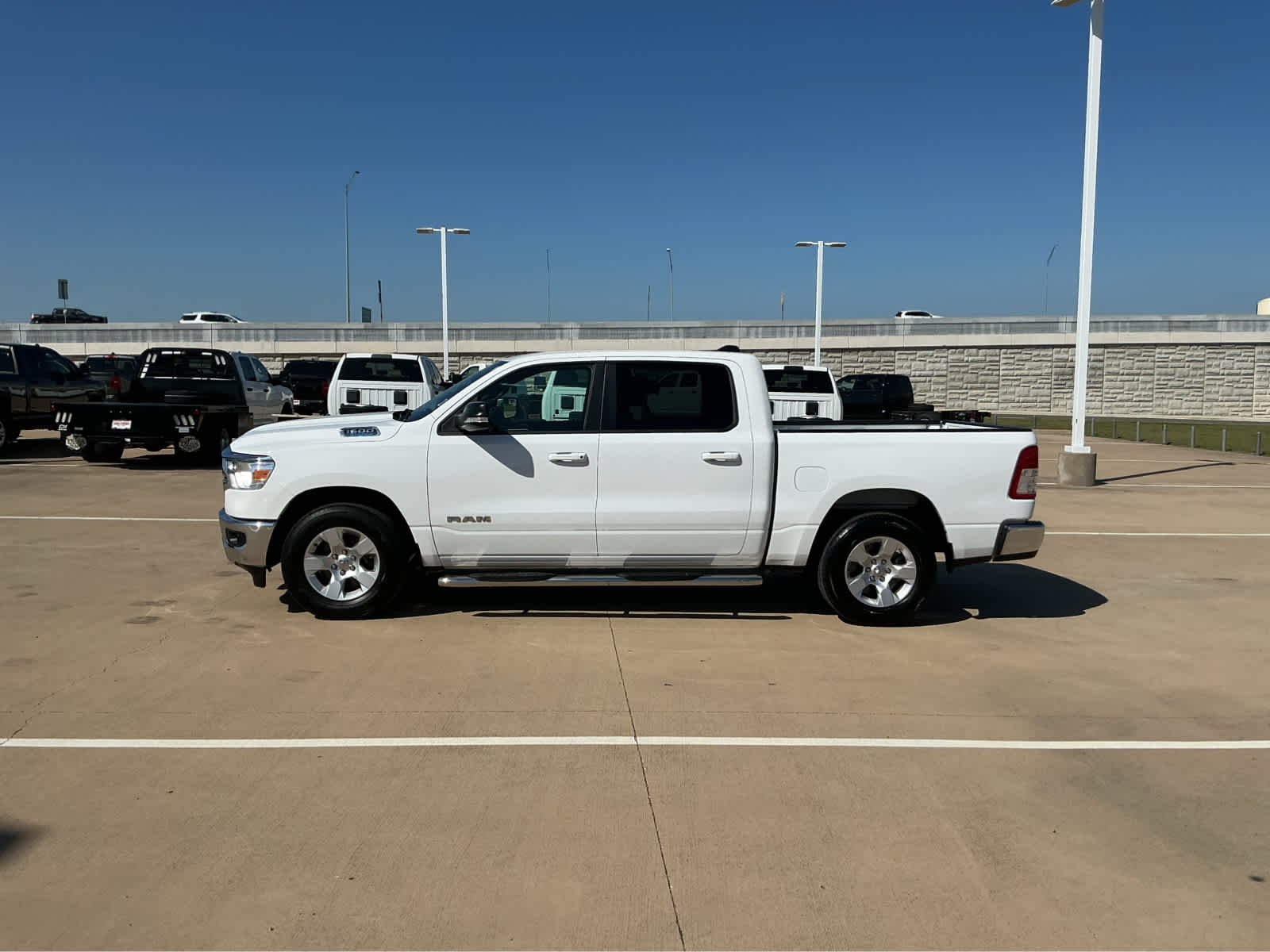 Used 2022 Bright White Clearcoat Ram Lone Star image 13