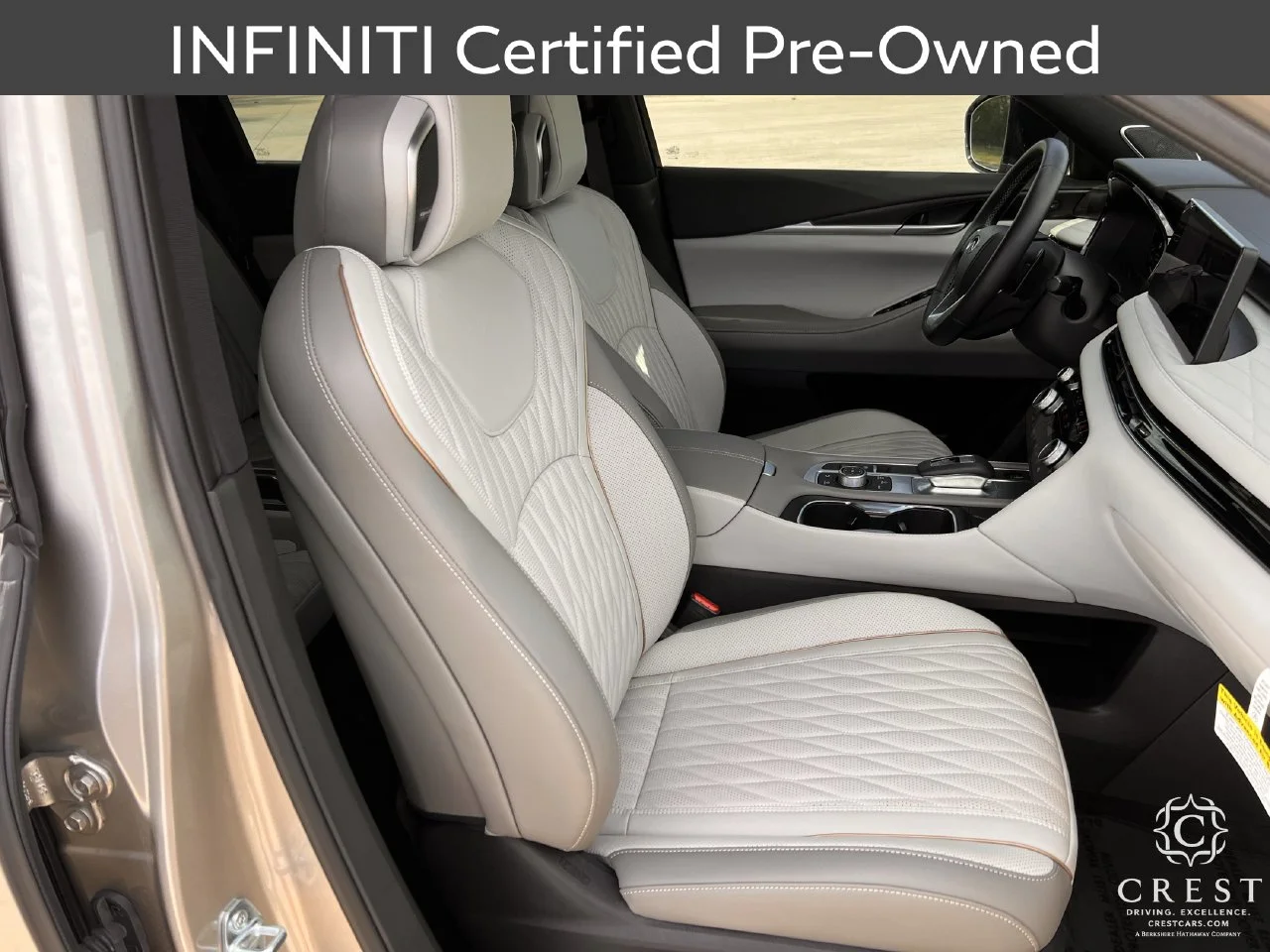 Certified Used 2027 Warm Titanium Black Obsid INFINITI AUTOGRAPH image 26