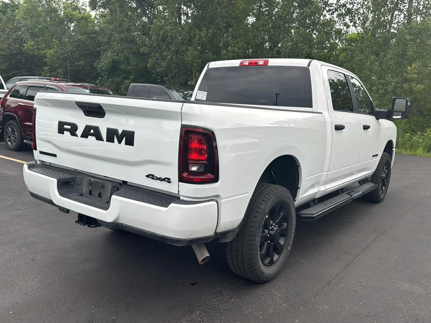 Used 2025 Bright White Clearcoat Ram Big Horn image 4