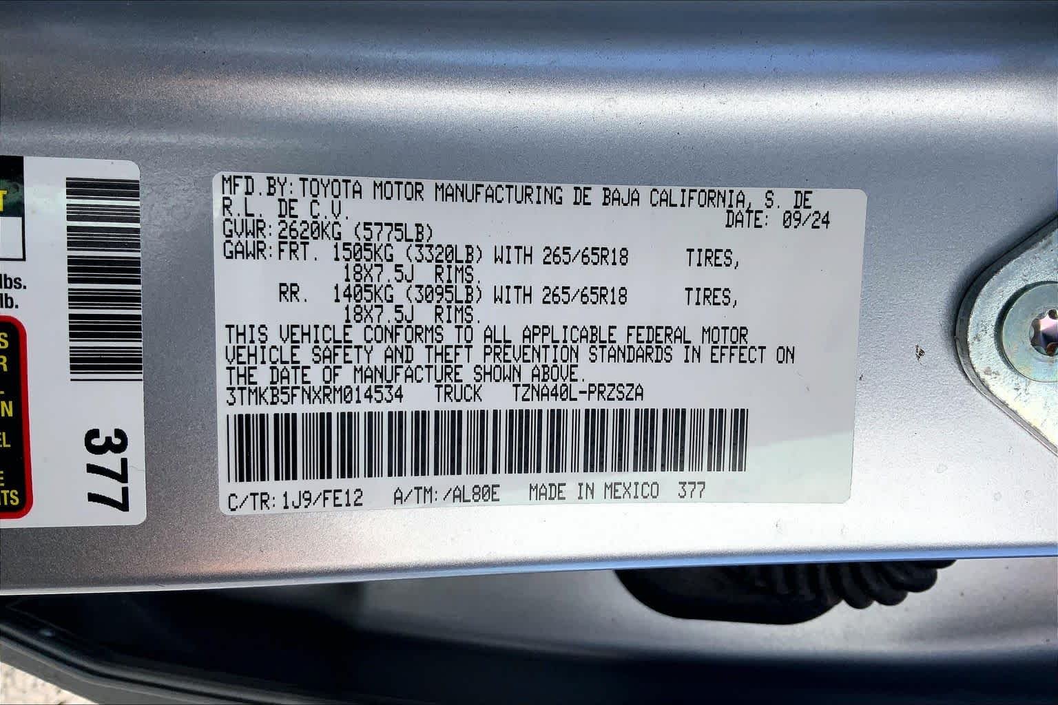 Used 2024 Celestial Silver Metallic Toyota TRD Sport image 35