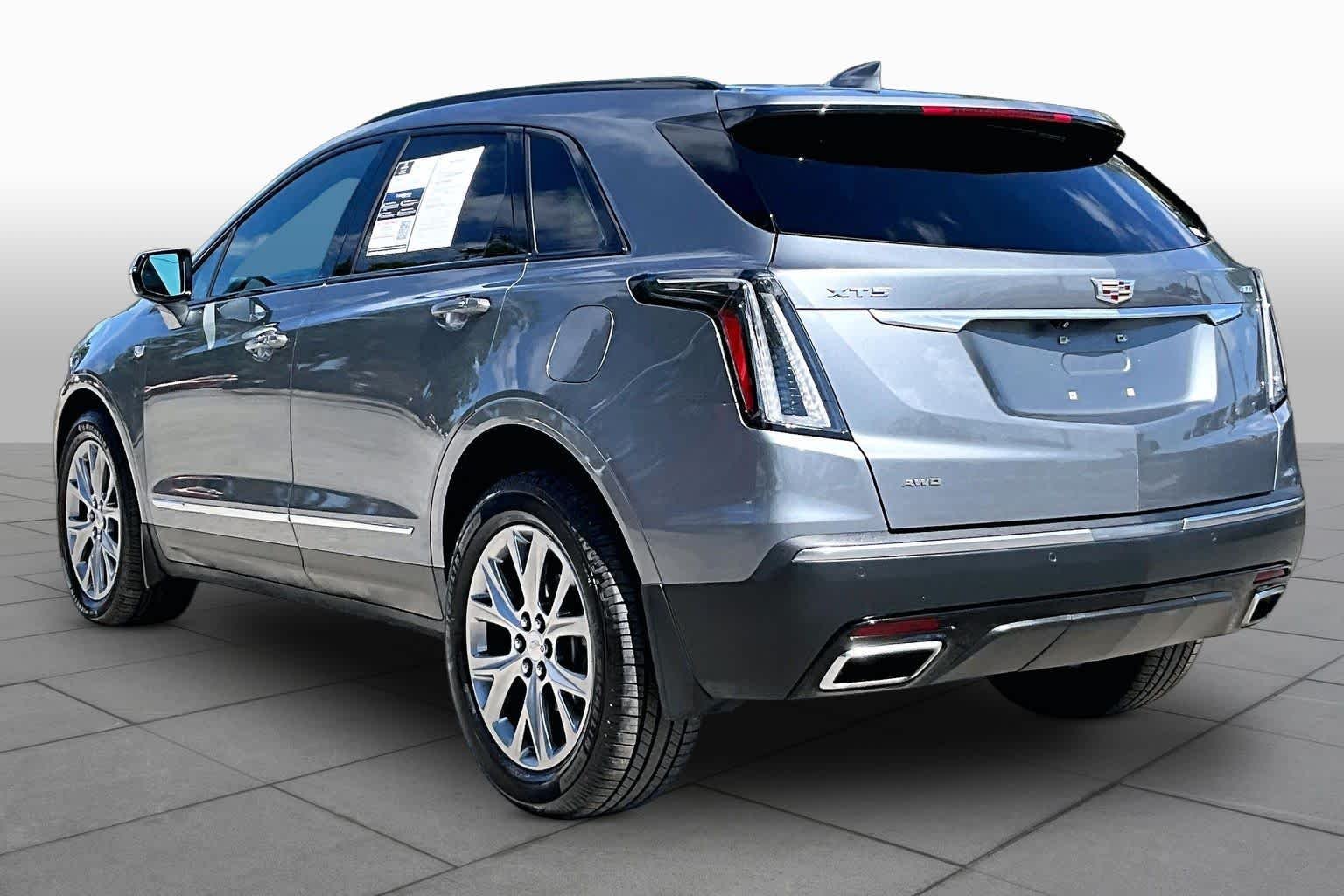 Used 2021 Satin Steel Metallic Cadillac AWD Sport image 12