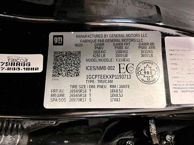 Used 2023 Black Chevrolet Trail Boss image 34