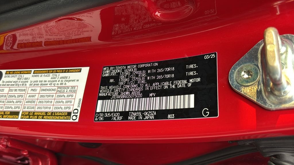 Used 2025 Red Toyota TRD Off-Road Premium image 36