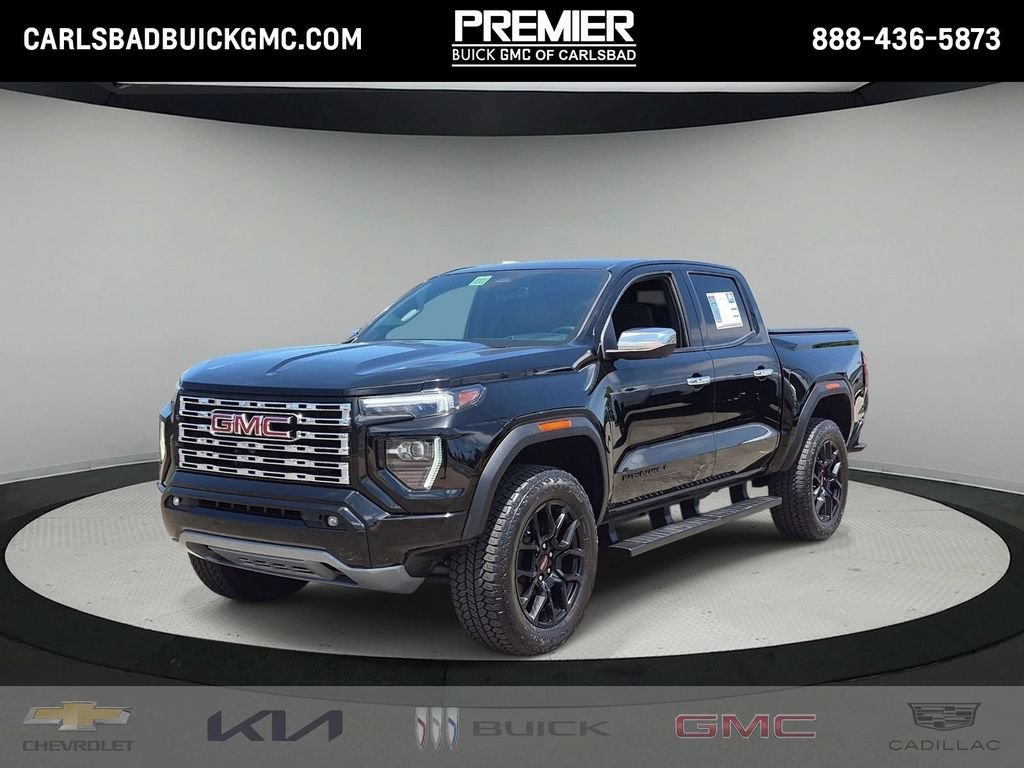 Onyx Black 2023 GMC Canyon Pickup Truck Four-Wheel Drive