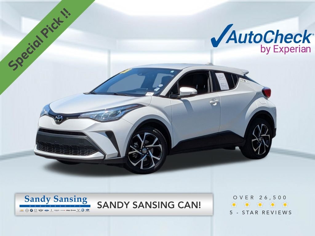 Used 2021 White Toyota XLE image 1