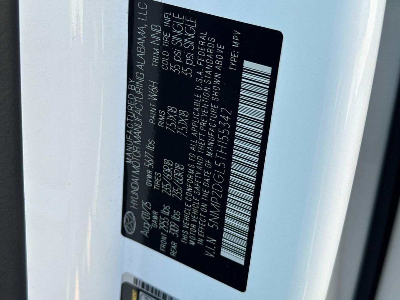 New 2026 White Hyundai SEL AWD image 27