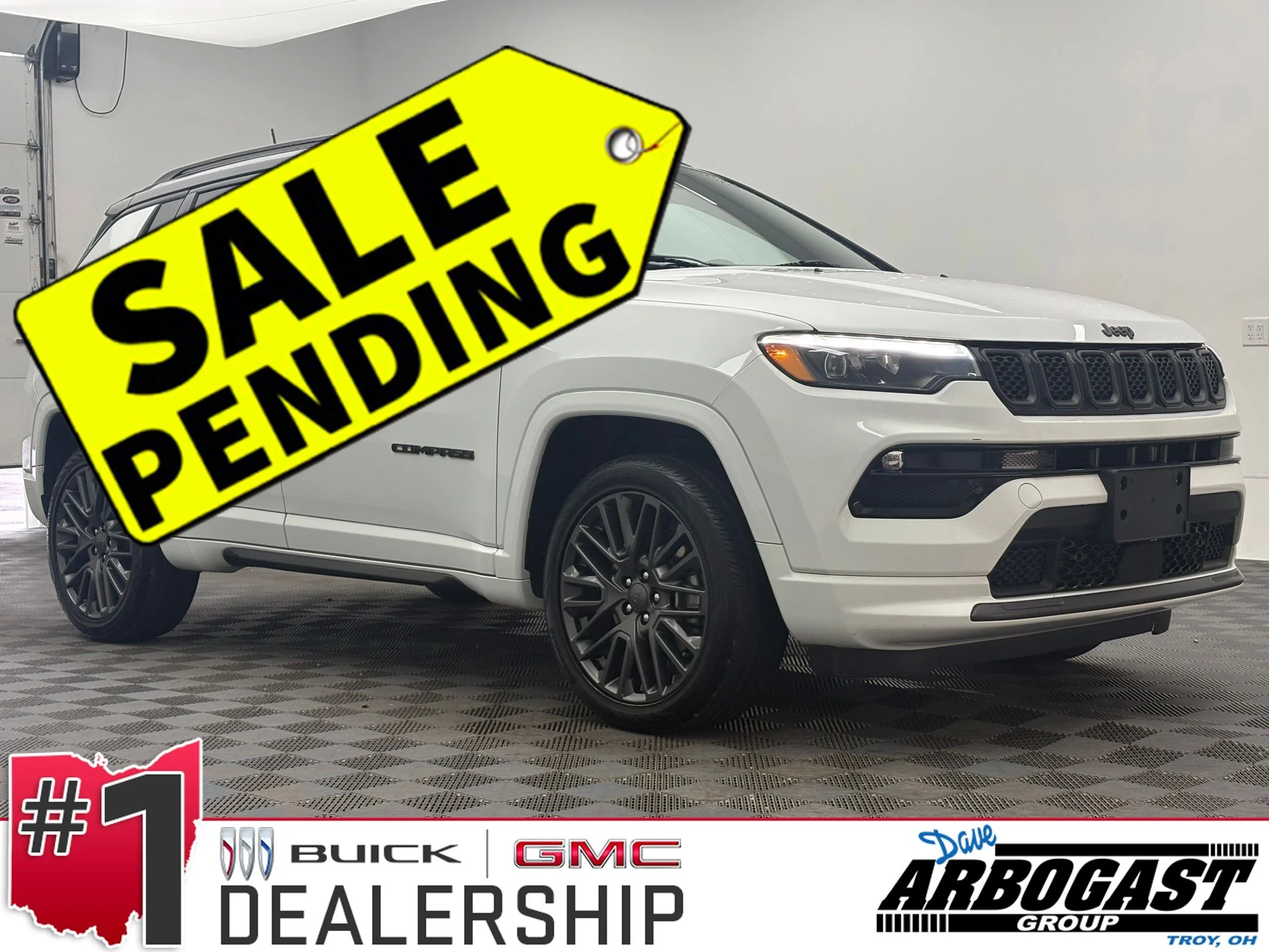 Used 2023 Bright White Clearcoat Jeep Limited image 1