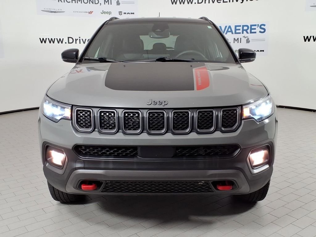 Used 2023 Jeep Compass Trailhawk with VIN 3C4NJDDN2PT541323 for sale in Richmond, MI