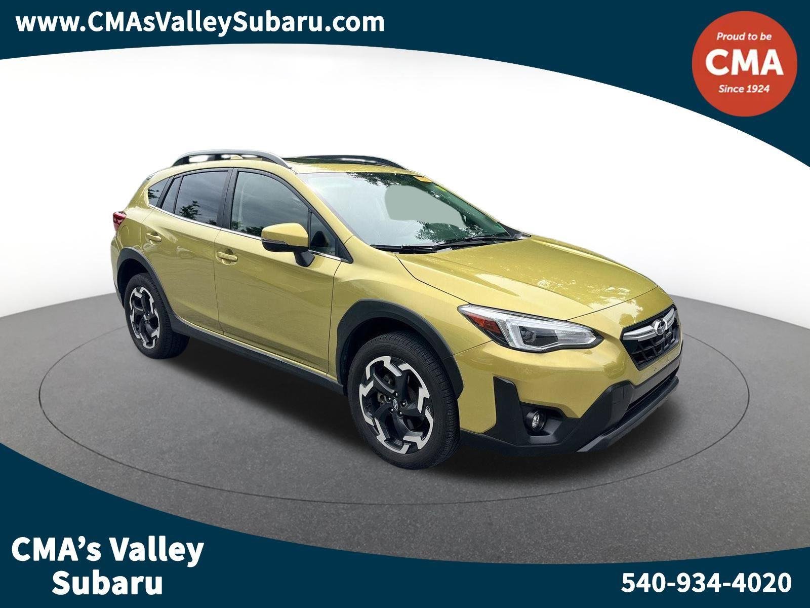 Used 2021 Plasma Yellow Pearl Subaru Limited image 1