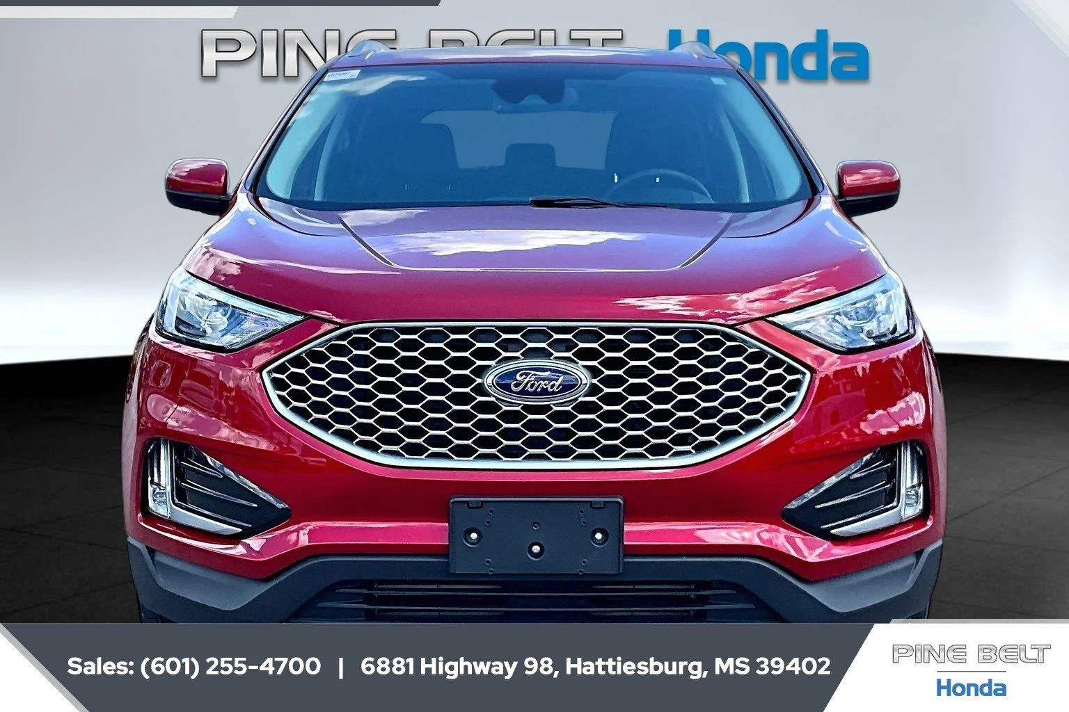 Used 2024 Rapid Red Metallic Tinted Clearcoat Ford SEL image 3