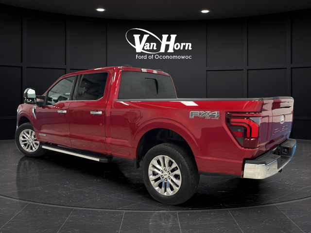Used 2025 Rapid Red Metallic Tinted Clearcoat Ford Lariat image 5