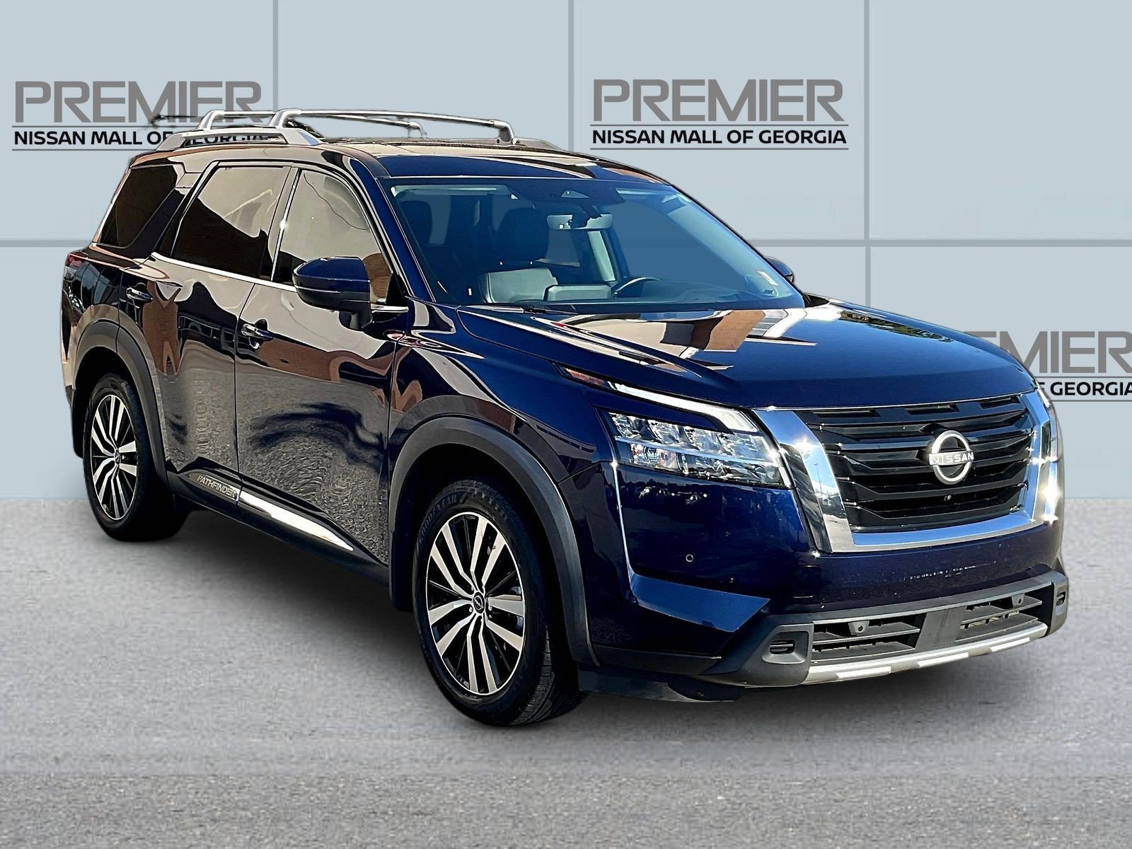 Certified Used 2023 Blue Nissan Platinum image 3