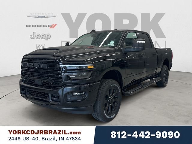 New 2026 Diamond Black Crystal Pearl-Coat Exterior Paint RAM Laramie image 1