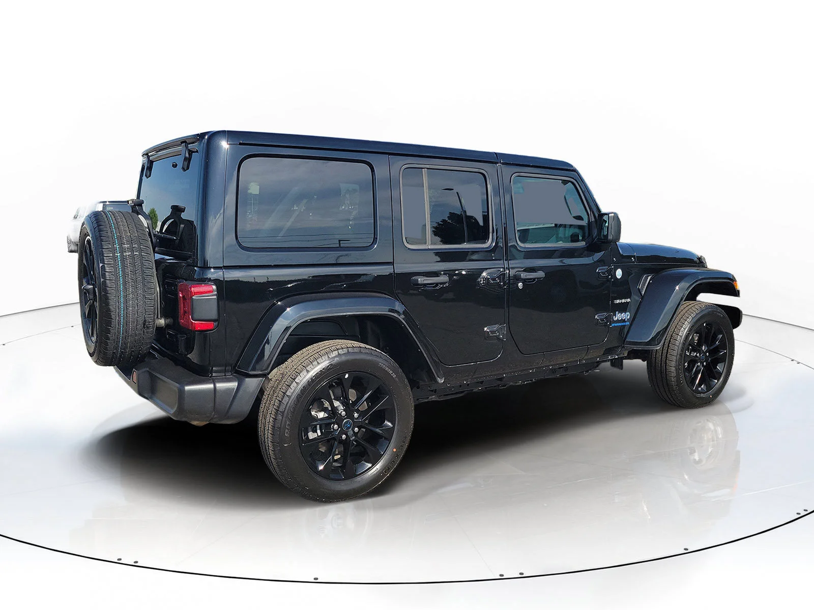 Used 2024 Black Jeep Sahara 4xe image 3