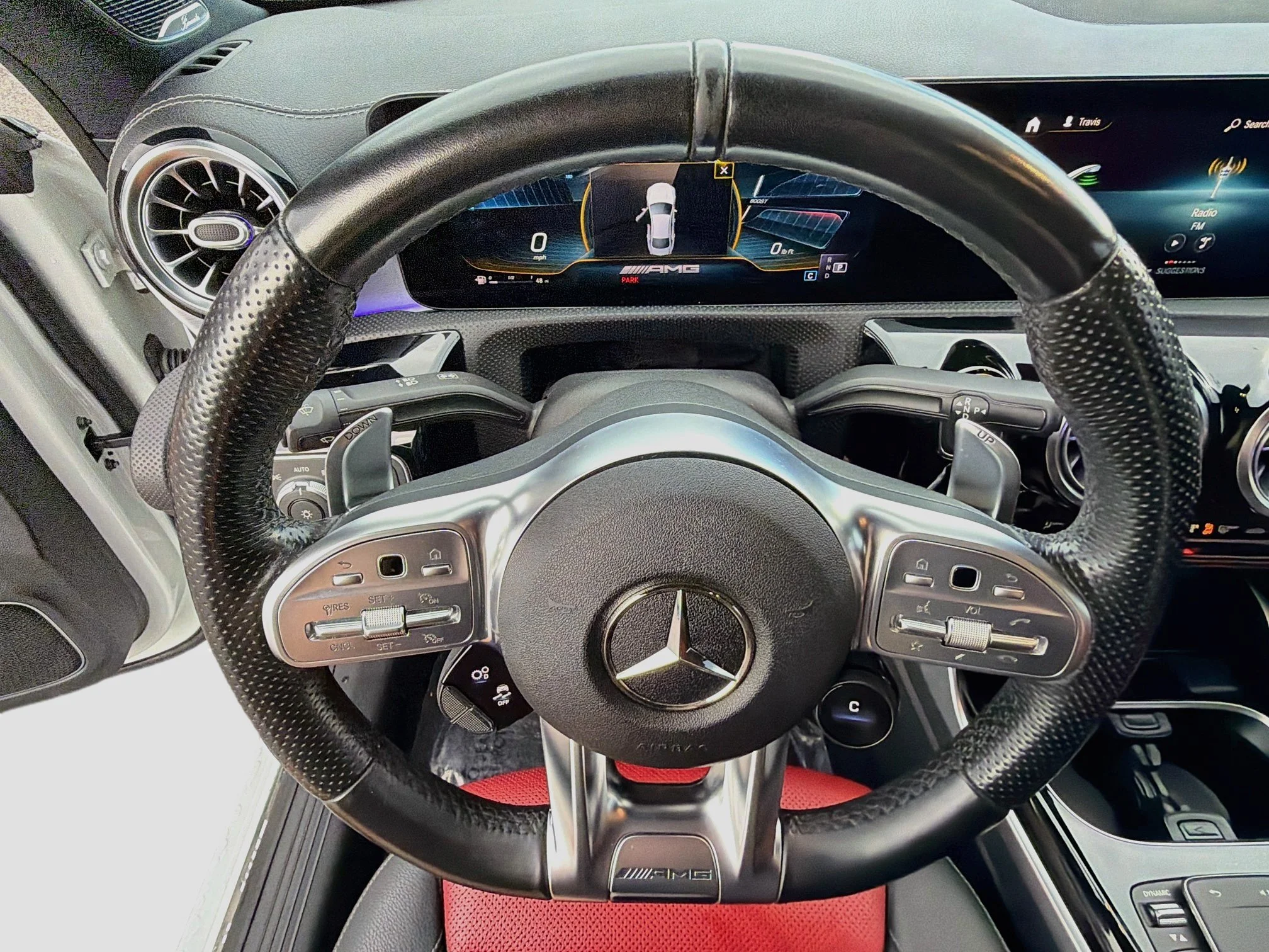 Used 2021 Polar White Mercedes-Benz AMG® CLA 35 image 37