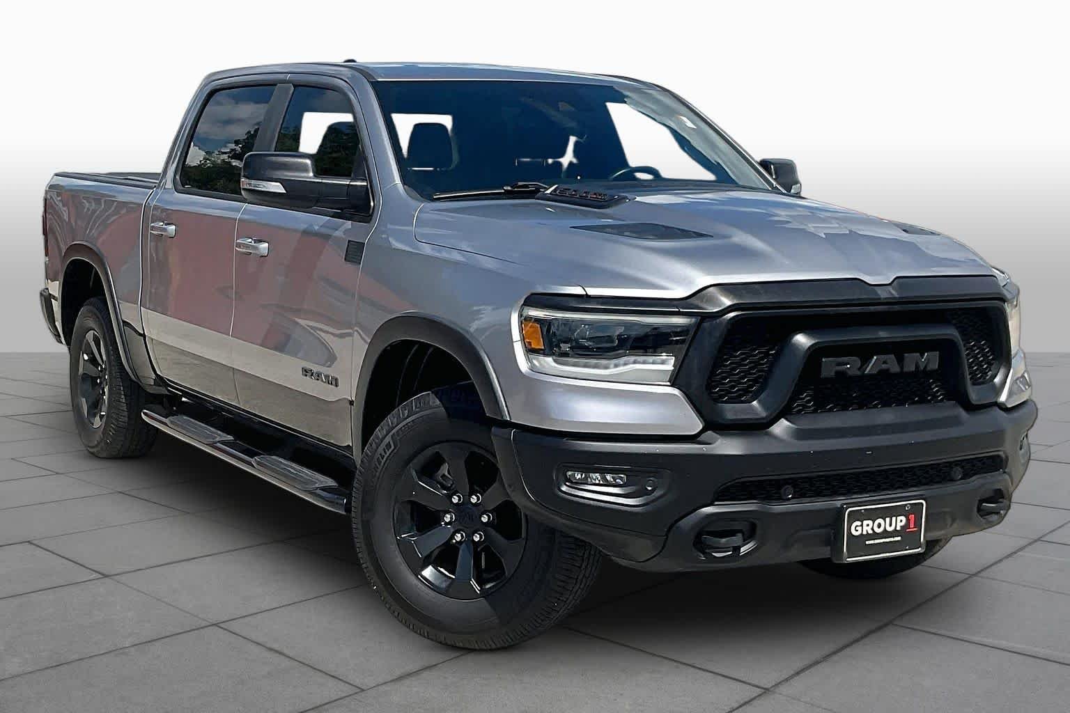 Used 2022 Billet Silver Metallic Clearcoat Ram Rebel image 3