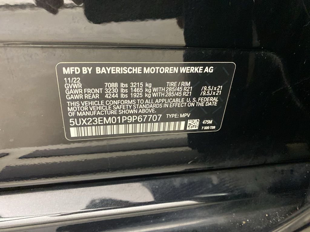 Used 2023 Black Sapphire Metallic BMW xDrive40i image 34
