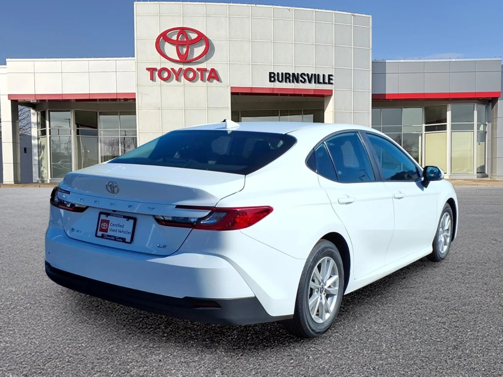 Certified Used 2025 White Toyota LE image 3