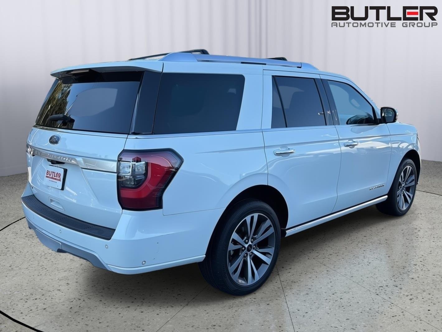 Used 2021 Star White Metallic Tri-Coat Ford Platinum image 6
