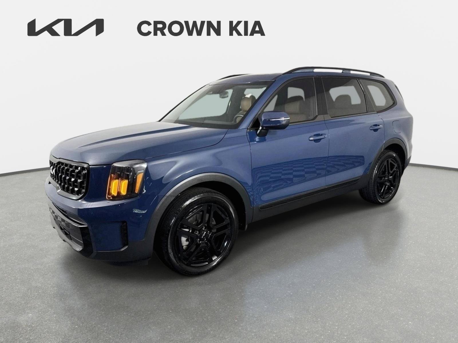 Used 2024 Midnight Lake Blue Kia EX X-Line image 1