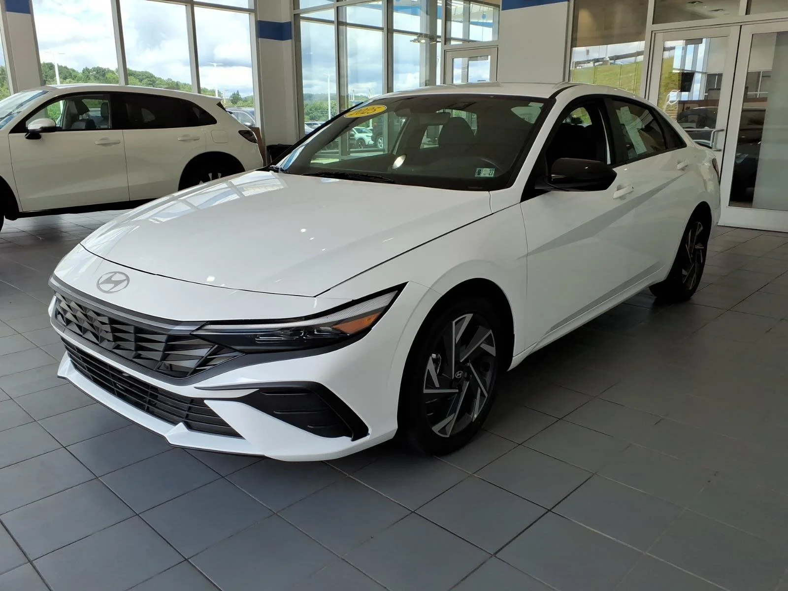 Certified Used 2025 Serenity White Hyundai SEL Sport image 8