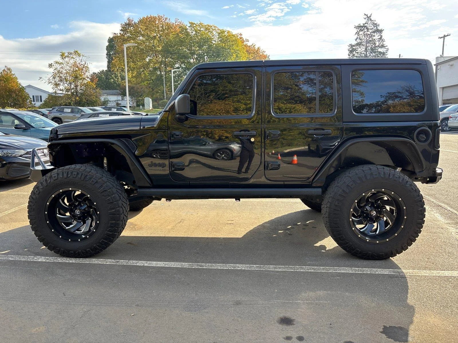 Used 2022 Black Clearcoat Jeep Unlimited Sport Altitude image 2