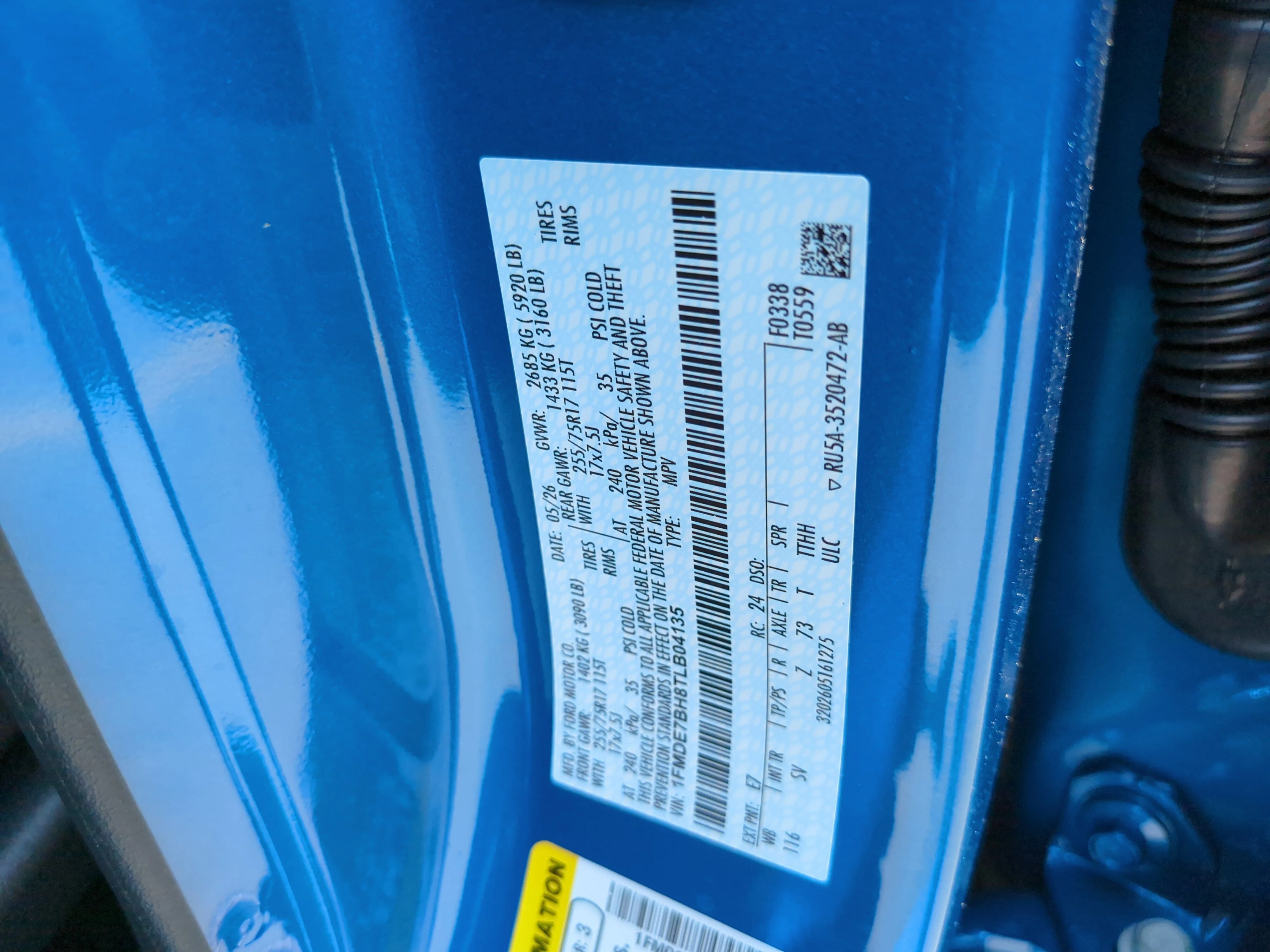 New 2026 Velocity Blue Metallic Ford Big Bend® image 33