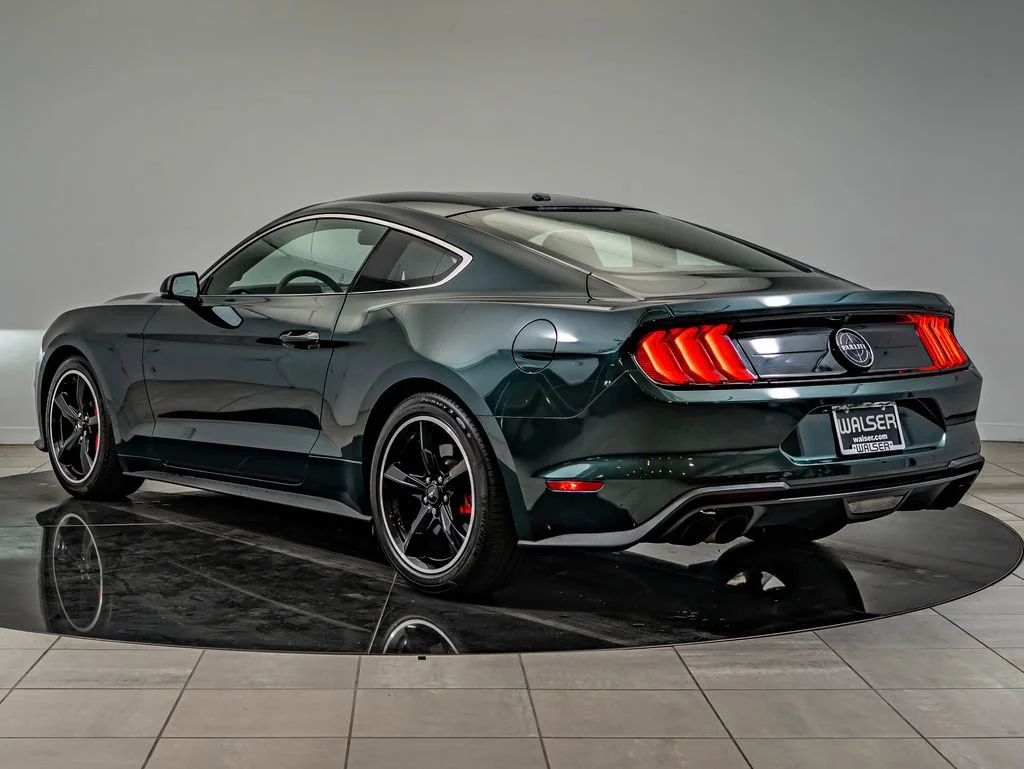 Used 2019 Dark Highland Green Metallic Ford Bullitt image 7
