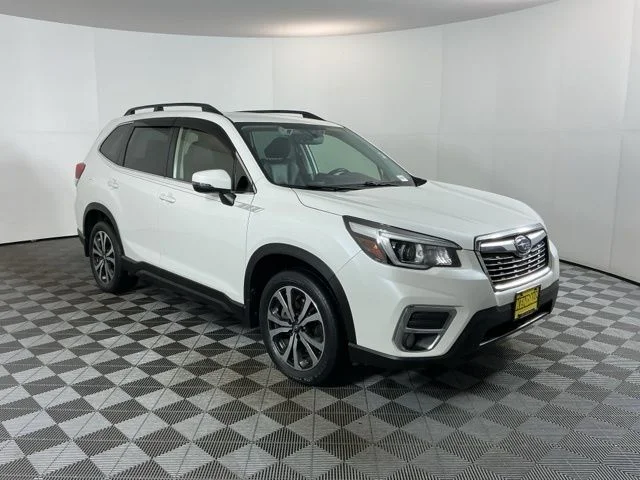 Used 2019 Crystal White Pearl Subaru Limited image 3