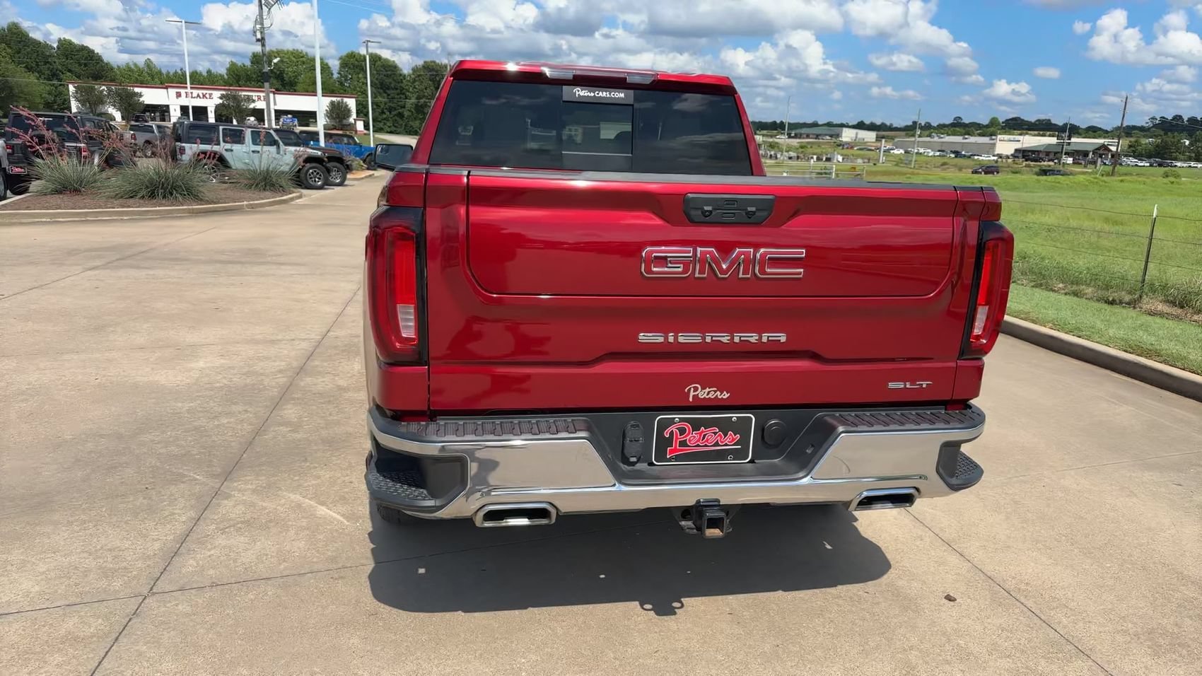 Used 2024 Volcanic Red GMC SLT image 8