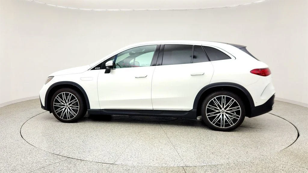 Used 2023 Polar White Mercedes-Benz EQE 350 4MATIC SUV w/ Pinnacle Package, AMG® Line & DIGITAL LIGHT image 8