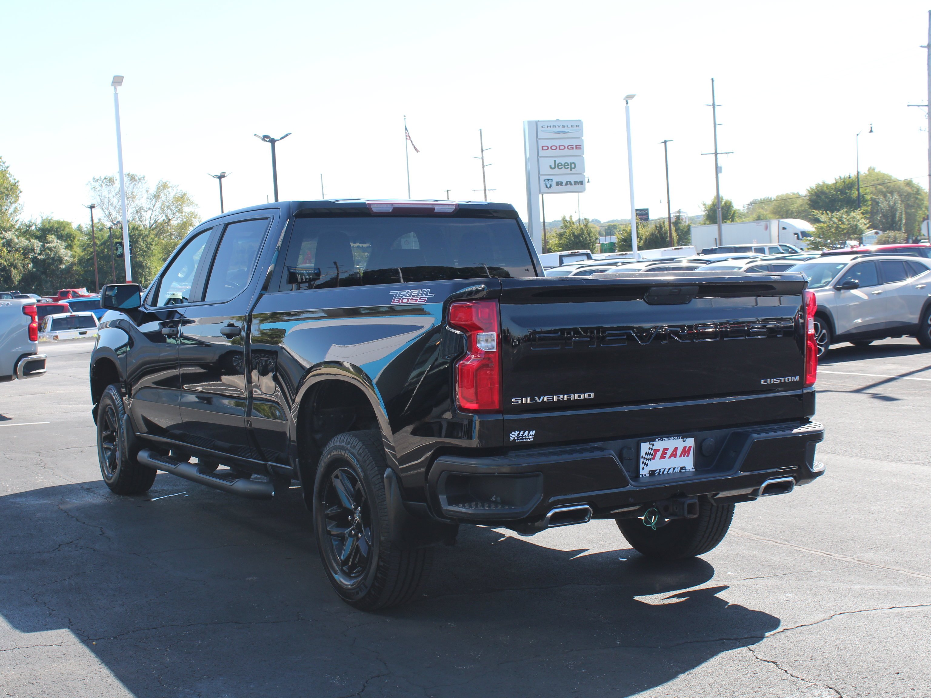 Used 2021 Black Chevrolet Custom Trail Boss image 8