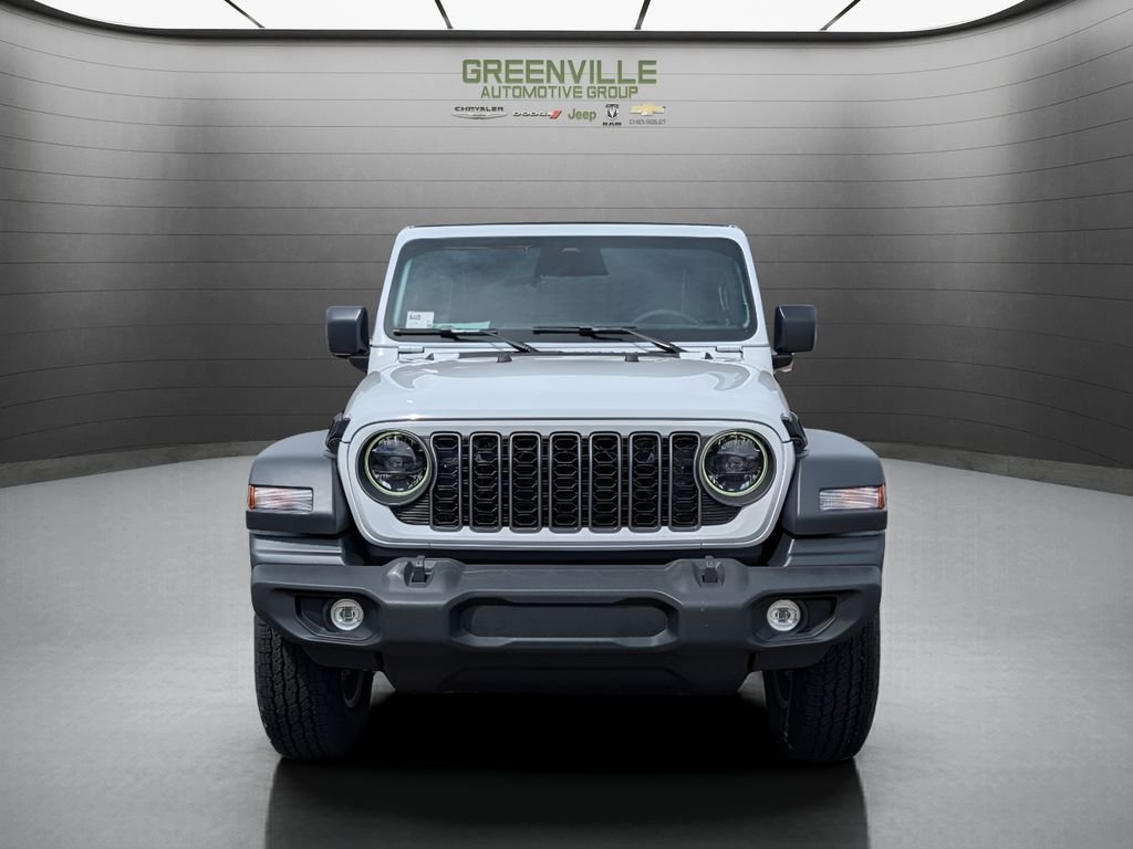 New 2026 Bright White Clear-Coat Exterior Paint Jeep Sport S image 12