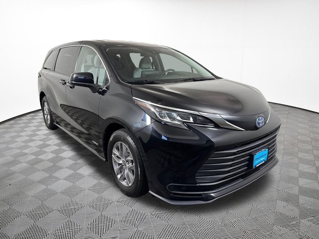 Used 2021 Black Toyota LE image 4