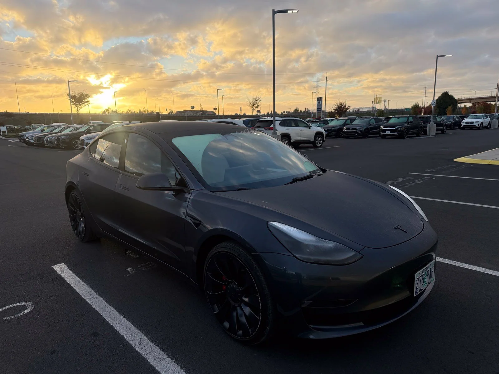 Used 2023 Gray Tesla Performance image 7