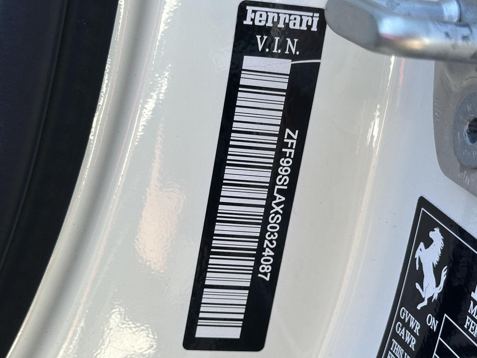 Used 2025 Bianco Cervino Ferrari  image 56