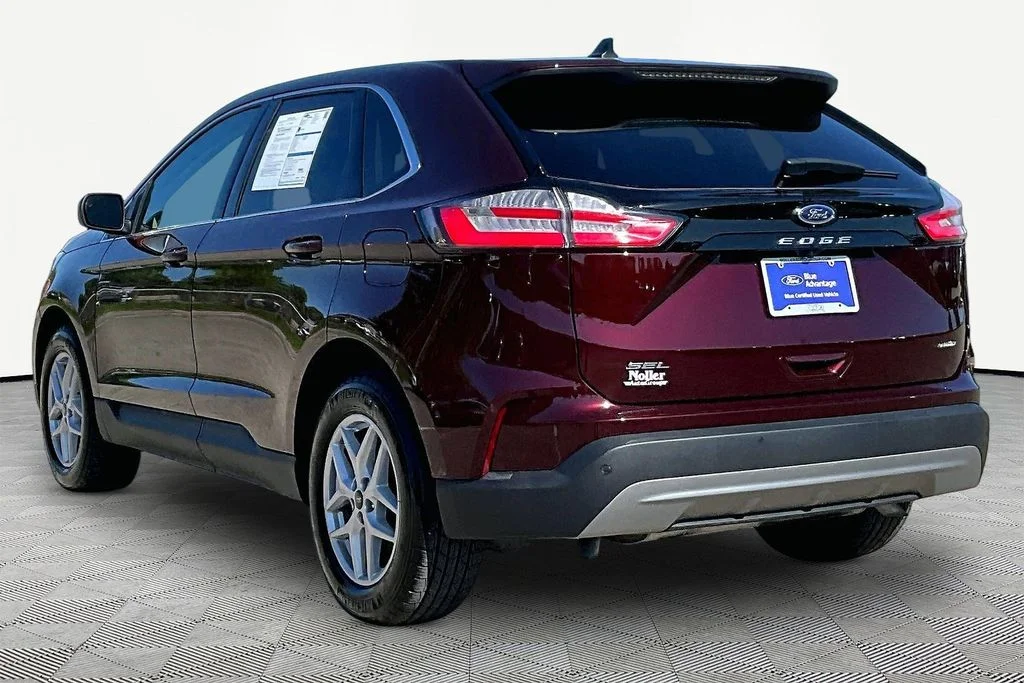 Certified Used 2024 Burgundy Ford SEL image 13