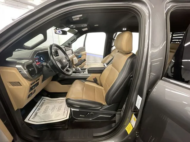 Used 2021 Gray Metallic Ford Lariat image 15