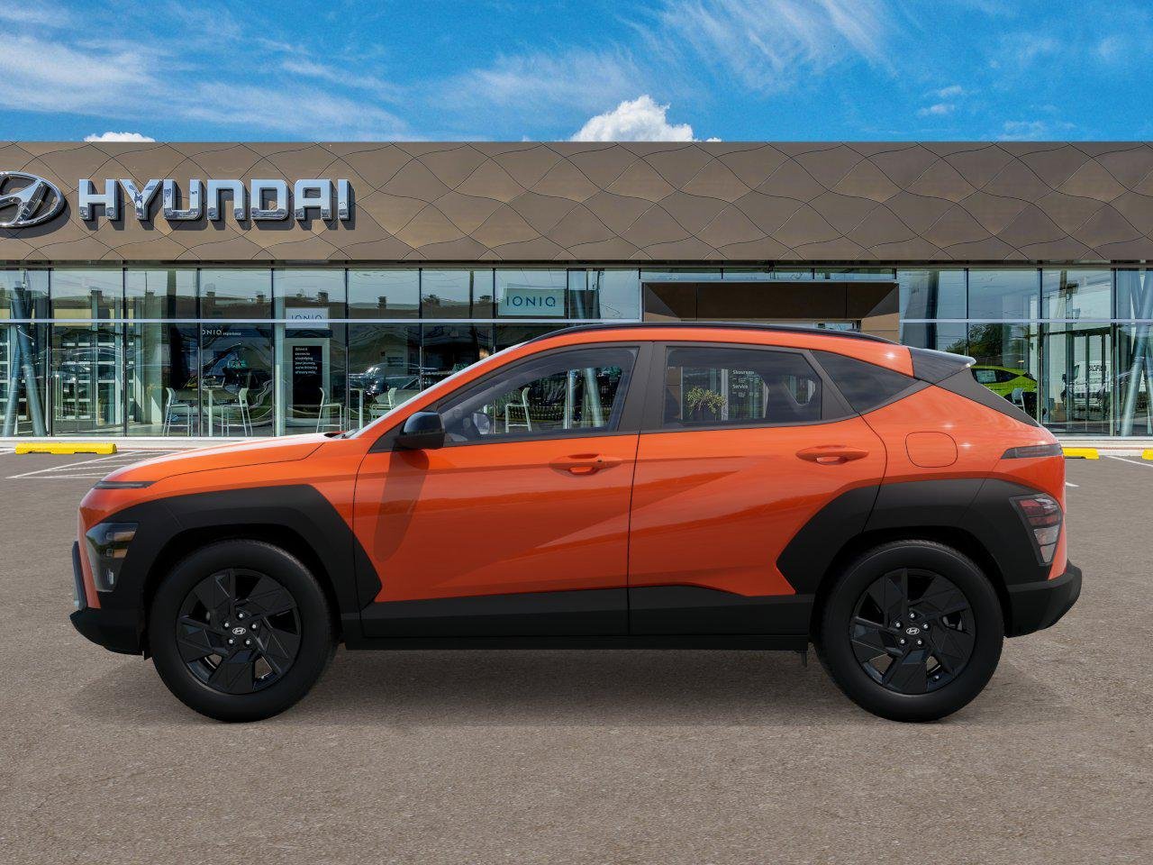New 2026 Orange Hyundai SEL Sport FWD image 3