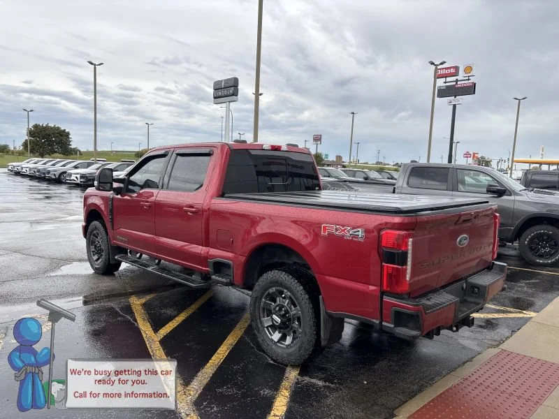 Used 2023 Rapid Red Metallic Tinted Clearcoat Ford LARIAT image 3