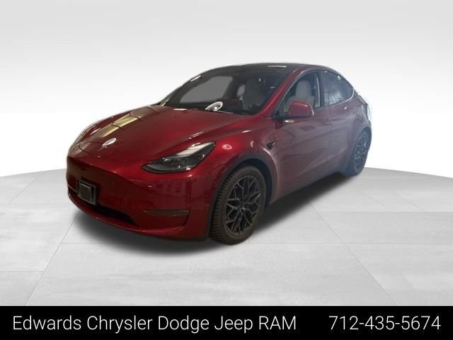 Used 2024 Red Tesla Performance image 3