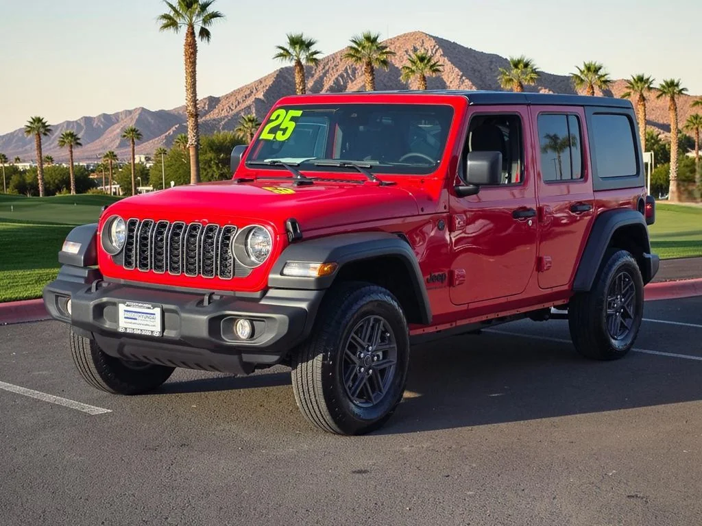 Used 2025 Red Jeep Sport S image 3