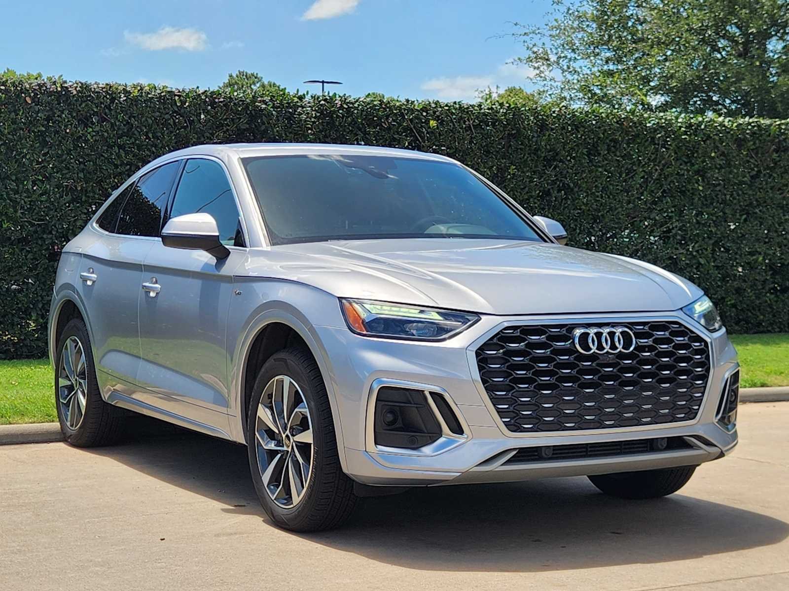 Used 2022 Florett Silver Metallic Audi S line Premium Plus image 3